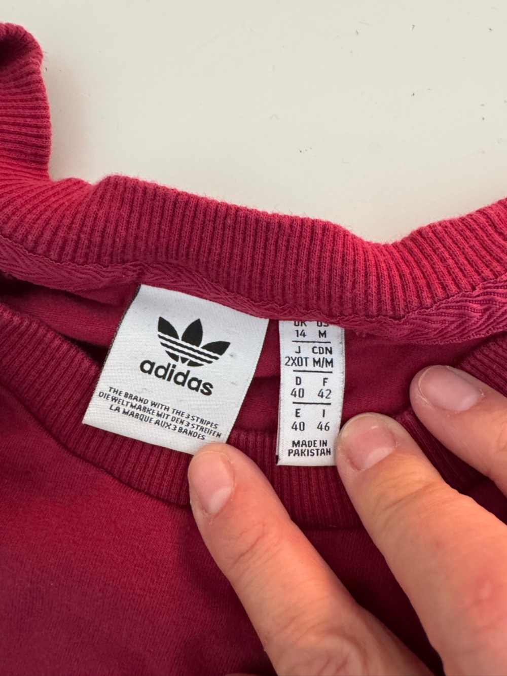 Adidas Women’s 3 Stripe Dress Maroon Medium - Picture 10 of 11